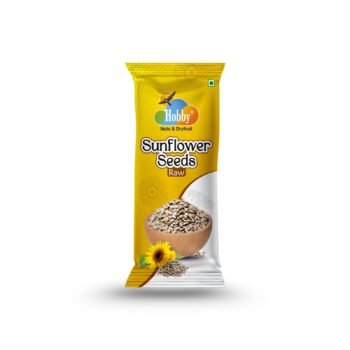 Hobby Raw Sunflower Seeds 100g, premium shelled sunflower seeds, protein and fiber rich superfood, natural healthy snack, suraj mukhi ke beej, vitamin E rich seeds.