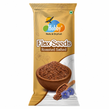 Hobby Roasted and Salted Flax Seeds 100g natural Alsi Seeds superfood.