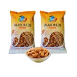 HOBBY California Almonds 1kg, premium raw natural American Badam Giri, crunchy whole almonds, high protein healthy snack, preservative-free dry fruits.