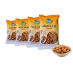 HOBBY California Almonds 1kg, premium raw natural American Badam Giri, crunchy whole almonds, high protein healthy snack, preservative-free dry fruits.