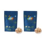 Premium California pistachios with shell roasted crunchy dry fruits pack by Hobby 250g