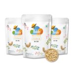 Premium W210 Cashew Nuts by Hobby Nuts & Dryfruit in resealable stand-up pouch – whole natural cashews, healthy dry fruits snack, rich in protein and nutrients.