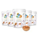 Premium California Raw Almonds 250g by HOBBY, crunchy whole American Badam Giri, high protein healthy snack for daily consumption