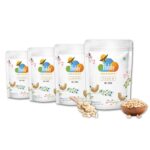 Hobby Whole Jumbo Cashews 250g W-320 grade premium kaju, raw whole cashew nuts, protein-rich healthy dry fruits, creamy crunchy cashews in resealable pouch.