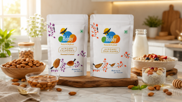 Premium Almonds by Hobby Dryfruits