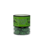 Hobby Traditional Banarasi Pan Almonds 100g, chocolate coated roasted almonds with authentic Banarasi paan flavor, premium Indian gourmet dragees in reusable gift jar.