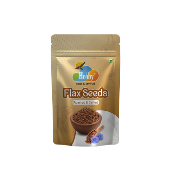 Hobby Roasted Salted Flax Seeds 250g healthy superfood snack.