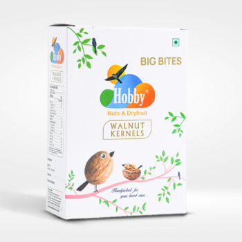 Hobby Walnut Kernels (Vaccum Packed Big Bites) 250 gm